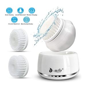 Cleansing brush with charge station